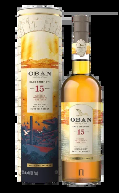 OBAN SCOTCH SINGLE MALT SHERRY CASK FINISH HIGHLAND 15YR 750ML