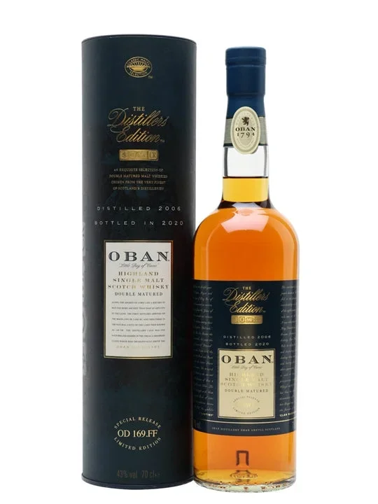 OBAN SINGLE MALT SCOTCH WHISKY DISTILLERS EDITION 2006 BOTTLED 2020 750ML