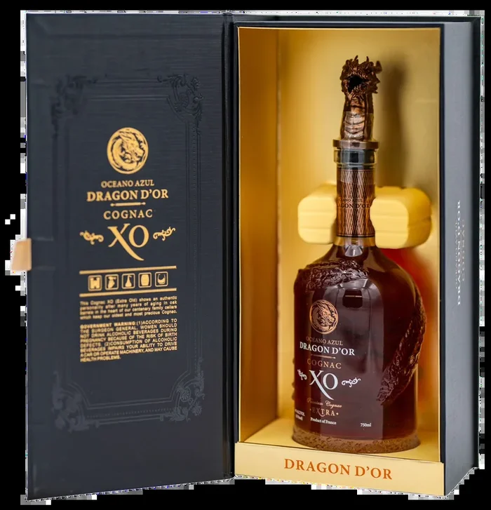 OCEANO AZUL DRAGON D OR COGNAC XO FRANCE 750ML