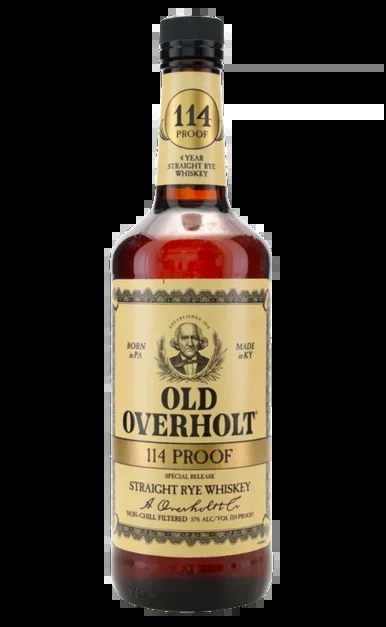 OLD OVERHOLT WHISKEY RYE 114PF 4YR KENTUCKY 750ML