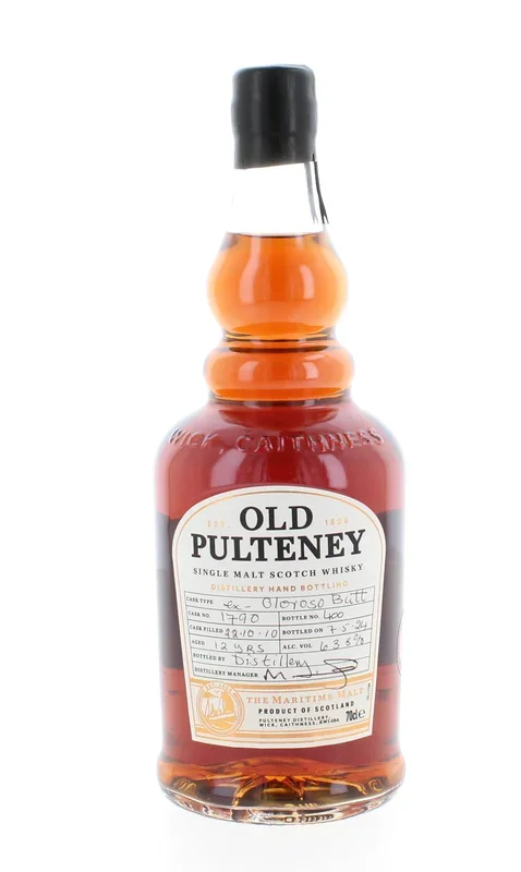 Old Pulteney 12 Year Old Distillery Hand Filled Cask 1790 Single Malt Scotch Whisky – 70cl 63.8%