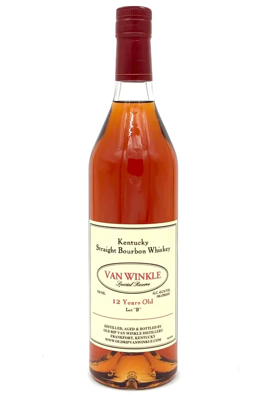 Old Rip Van Winkle 12 Year Old Special Reserve Lot B Bourbon Whiskey