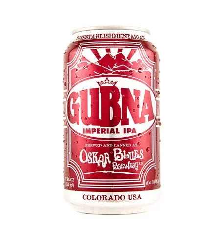 Oskar Blues Gubna Imperial IPA 12oz can