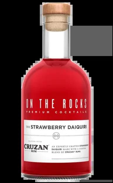OTR ON THE ROCKS COCKTAIL THE STRAWBERRY DAIQUIRI W/ CRUZAN RUM 750ML