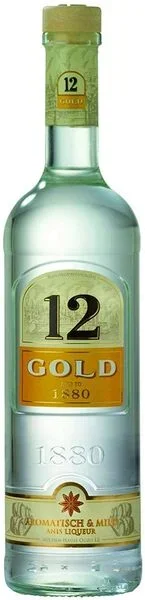 Ouzo 12 Gold (Proof 72) Liqueur | 700ML