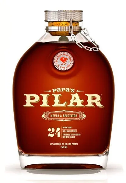 PAPAS PILAR RUM DARK 24YR 750ML