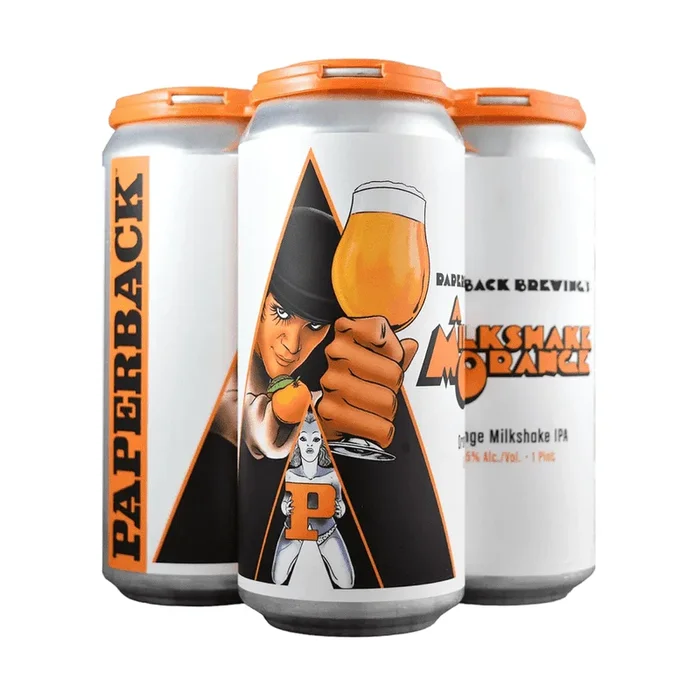 Paperback Brewing Co. A Milkshake Orange IPA Beer 4-Pack