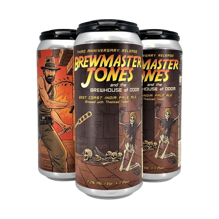 Paperback Brewing Co. Brewmaster Jones West Coast IPA Beer 4-Pack