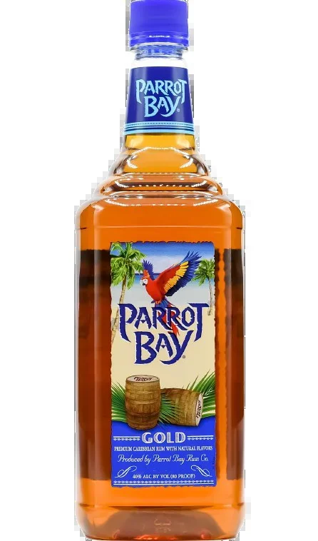 PARROT BAY RUM GOLD CARIBBEAN 1LI