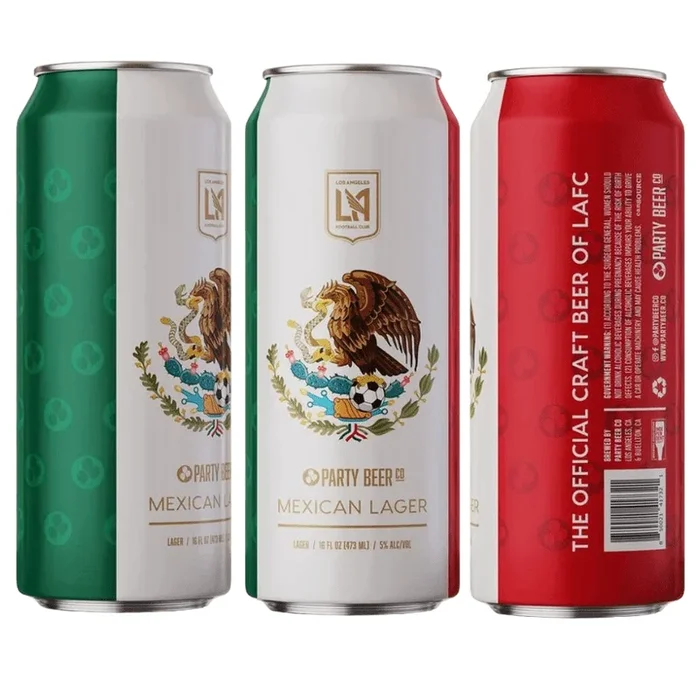 Party Beer Co. LAFC Mexican Lager Beer 4-Pack