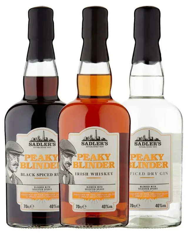 Peaky Blinder Spirits Trio, 3 x 70 cl