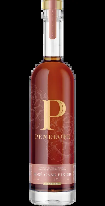 PENELOPE BOURBON STRAIGHT BARREL STRENGTH FOUR GRAIN ROSE CASK FINISH KENTUCKY 750ML