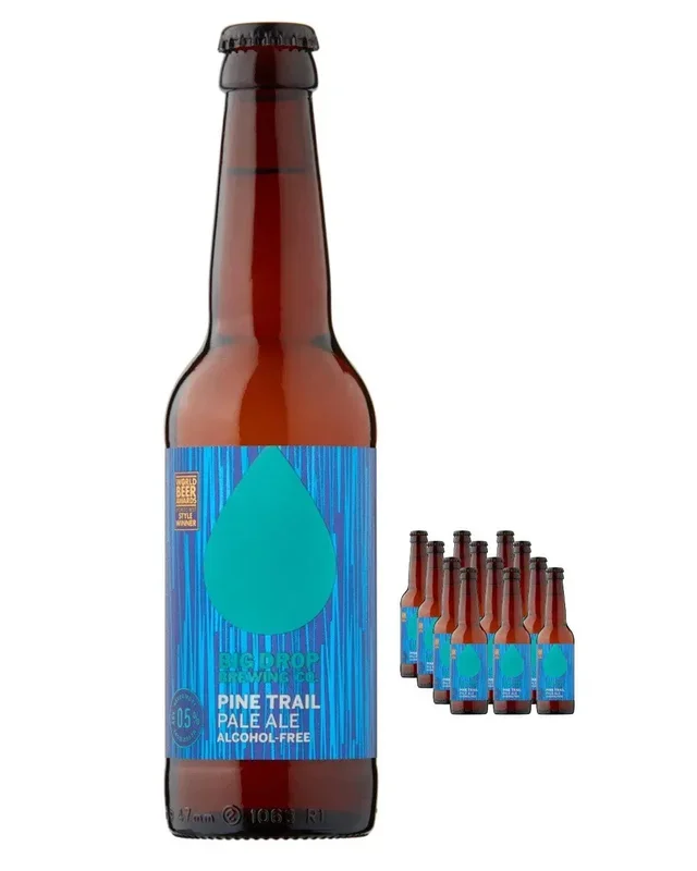 Pine Trail Non Alcoholic Beer Multipack, 12 x 330 ml