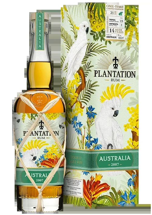 PLANTATION RUM DOUBLE AGED LIMITED 2007 VINTAGE COLLECTION AUSTRAILIA 14YR 750ML