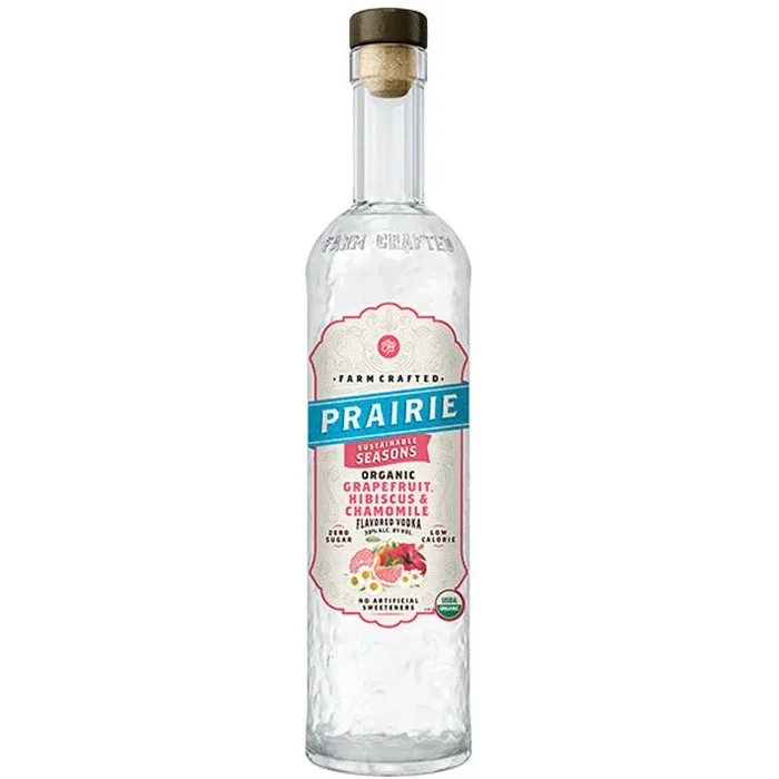 Prairie Spirits Grapefruit Hibiscus Chamomile Flavored Vodka