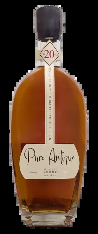 PURE ANTIQUE BOURBON STRAIGHT SINGLE BATCH UNFILTERED BARREL PROOF KENTUCKY 20YR 750ML