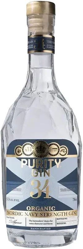 Purity 34 Organic Craft Navy Strength Gin 750ml