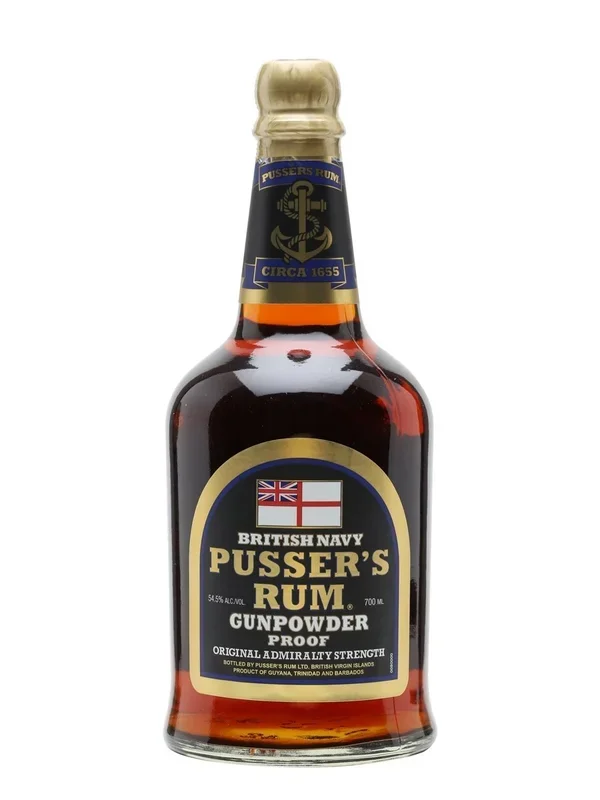 Pusser’s Navy Gunpowder Rum 750ml