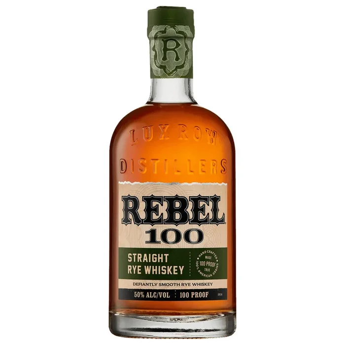 Rebel 100 Proof Straight Rye Whiskey
