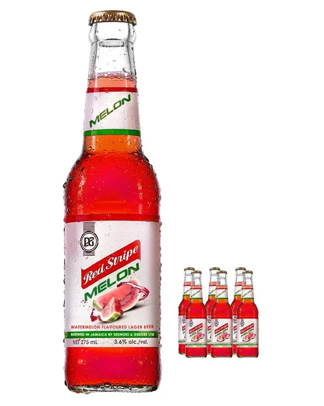 Red Stripe Melon Premium Lager Multipack, 6 x 275 ml