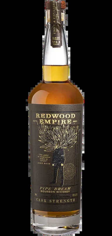 REDWOOD EMPIRE BOURBON PIPE DREAM CASK STRENGTH CALIFORNIA 750ML