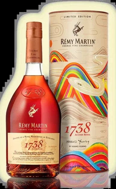 REMY MARTIN COGNAC 1738 LIMITED EDITION LUNAR NEW YEAR 2025 FRANCE 750ML