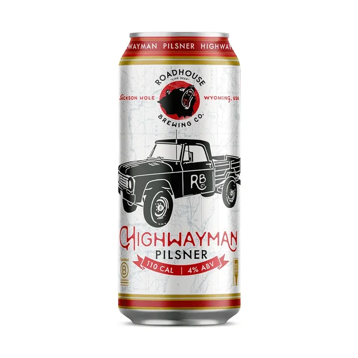 Roadhouse Brewing Co. Highwayman Pilsner Beer 6-Pack
