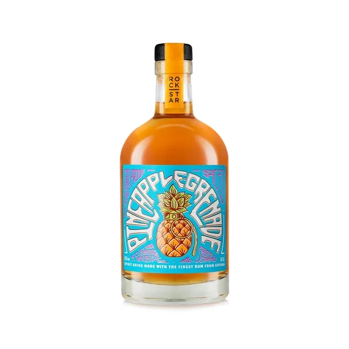 Rockstar Pineapple Grenade Overproof Spiced Rum 50cl