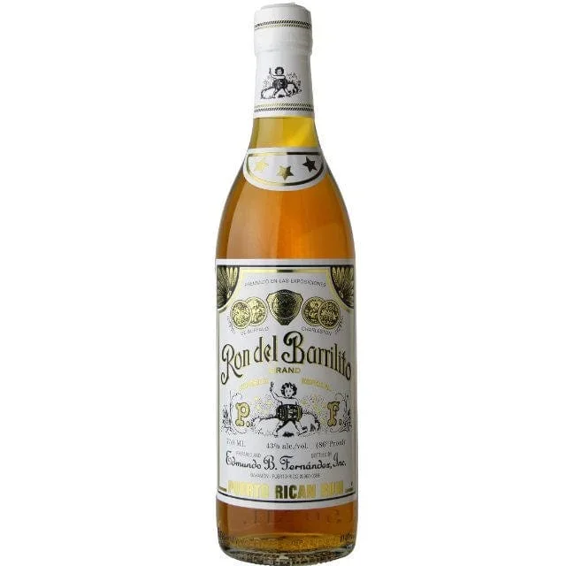 RON DEL BARRILITO 3 STAR RUM 750ML