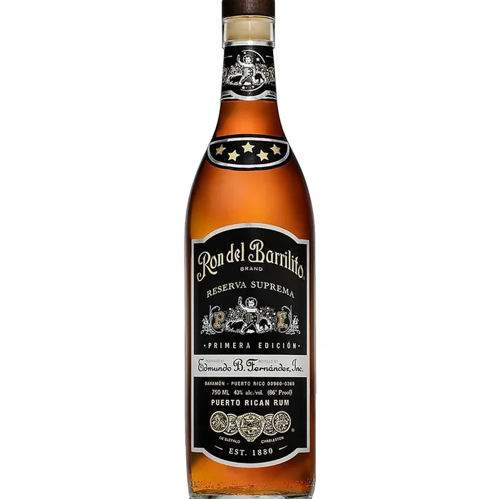Ron Del Barrilito Aged Rum 5 Stars Primera Edicion Reserva Suprema