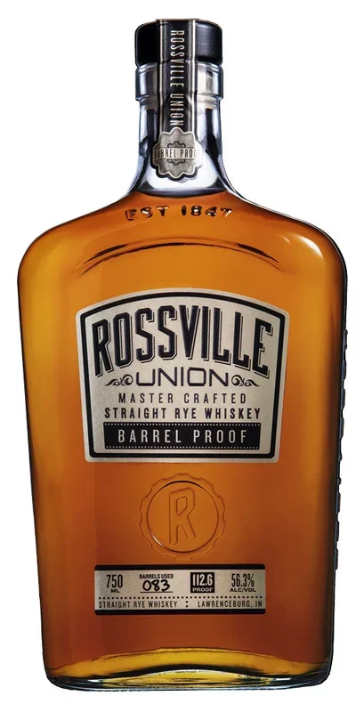 Rossville Union Master Crafted Straight Rye Whiskey Barrel Proof 750ml