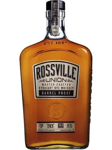 Rossville Union Master Crafted Straight Rye Whiskey Barrel Proof