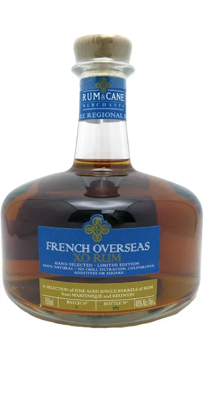 Rum & Cane French Overseas XO Rum 750ml