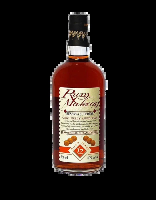 RUM MALECON RUM RESERVE SUPERIOR PANAMA 12YR 750ML