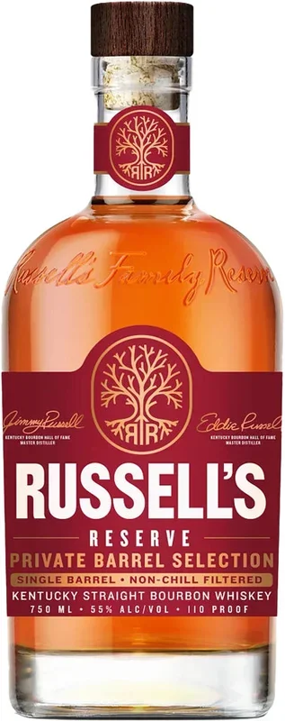 Russell’s Reserve 8 Year Old – Eddie’s Pick – Single Barrel 0867 55% ABV Kentucky Bourbon 750ml
