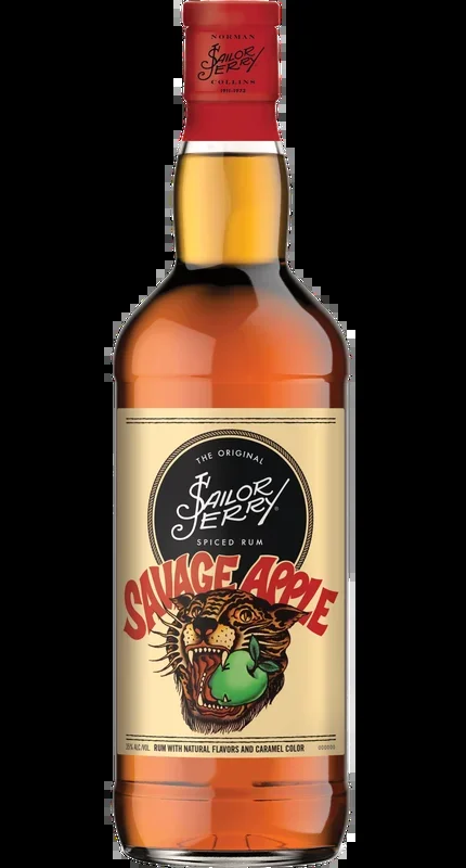 SAILOR JERRY SPICED RUM SAVAGE APPLE 750ML