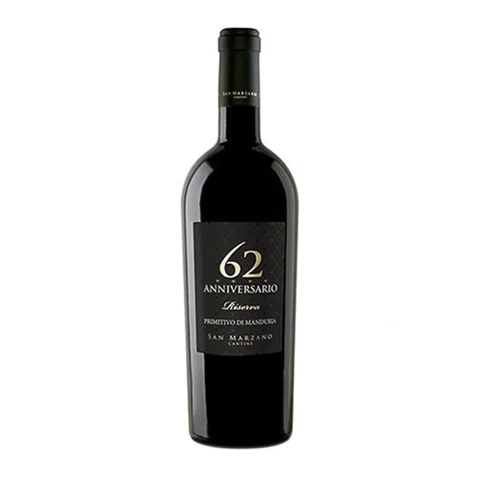 San Marzano 62 Anniversario Primitivo di Manduria Riserva 2019 75cl