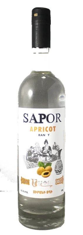 SAPOR VODKA APRICOT (OGHI) ARMENIA 100PF 750ML