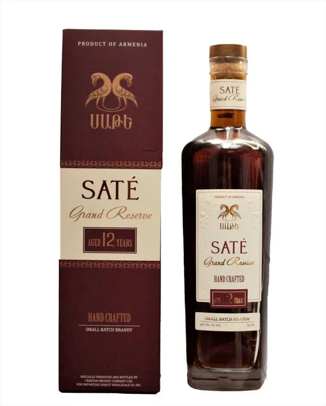SATE GRAND RESERVE BRANDY HAND CRAFTED BRANDY ARMENIA 12YR 700ML