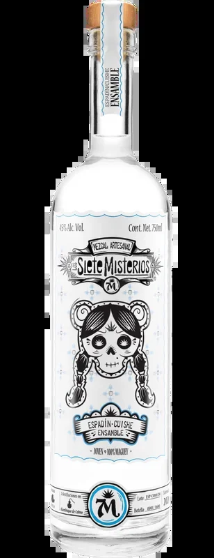 SIETE MISTERIOS MEZCAL ESPADIN CUISHE 750ML