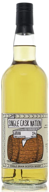 Single Cask Nation Girvan 14Yr 1st Fill Single Barrel Cask Strength Single Malt Whisky 2006 750ml