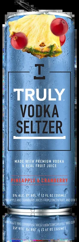 Single Seltzer Truly Vodka Pineapple & Cranberry