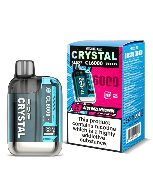 SKE Crystal CL6000 Blue Razz Lemonade Prefilled Kit