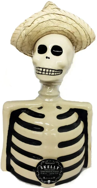 Skelly Reposado Ceramic Tequila 750ml