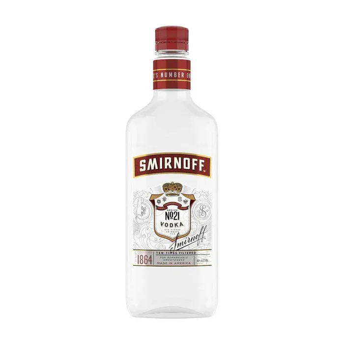 Smirnoff Flask Plastic Vodka 750ml
