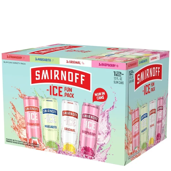 Smirnoff Ice Fun Pack 12pk Can 12oz