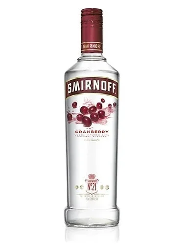 SMIRNOFF VODKA CRANBERRY 750ML