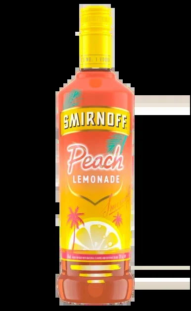 SMIRNOFF VODKA PEACH LEMONADE 750ML