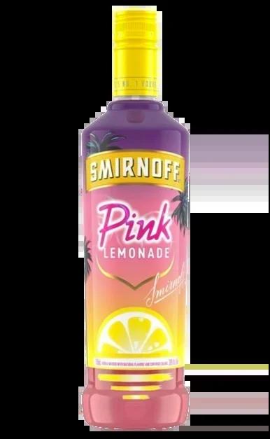 SMIRNOFF VODKA PINK LEMONADE 750ML