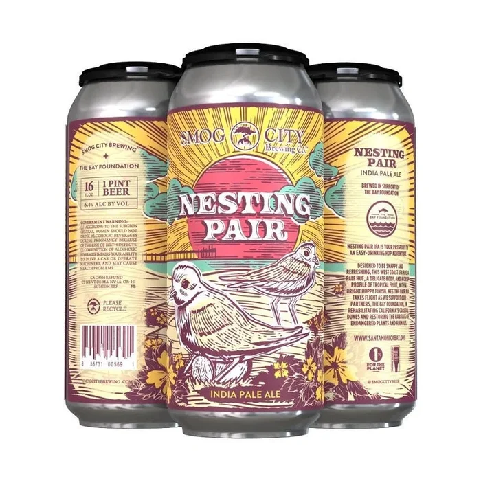 Smog City Brewing Co. ‘Nesting Pair’ IPA Beer 4-Pack